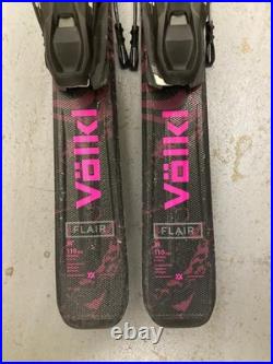 Volkl Flair 110cm Skis + Marker 4.5 Bindings