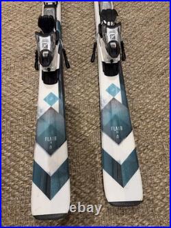 Volkl Flair 7.4 Skis 149 with Marker Bindings & Kerma Vector Poles 115 CM