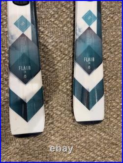 Volkl Flair 7.4 Skis 149 with Marker Bindings & Kerma Vector Poles 115 CM