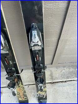 Volkl Gotama freeride skis 168cm with Marker Titanium Piston ski bindings