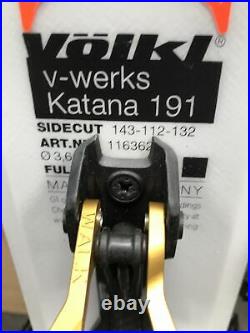 Volkl Katana V-Werks 191 Marker King Pin 10 Skin Pin Skins Ski, Binding & Skins