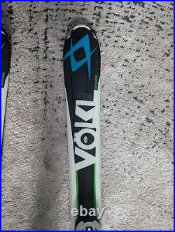 Volkl RTM 130cm Tip Rocker Skis Marker 4.5 Adjustable Bindings