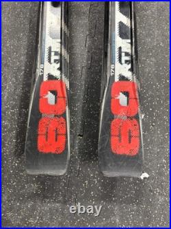 Volkl RTM 80 All Mountain Rocker Skis, 176cm, Older Marker Wideride Bindings, SE
