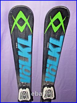 Volkl RTM Jr kid's skis 110cm with Marker 4.5 Fastrak adjustable youth bindings