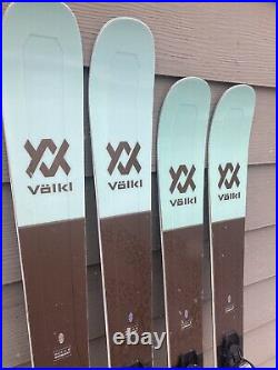 Volkl Secret 102 Women's 156 or 163cm Skis withMarker Squire 11 Bindings NICE