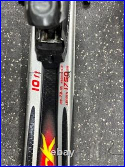 Volkl Tiger Shark All Mountain/Carving Skis, 175cm, Older Marker Bindings, SEE N