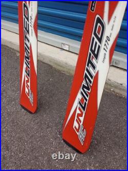 Volkl Unlimited AC 177 CM Skis with Marker Contact Control Adjustable Bindings Volkl Unlimited AC 177 CM Skis with Marker Contact Control Adjustable Bindings