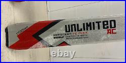 Volkl Unlimited AC Downhill Skis 1730 MM with Marker 9.0 Bindings Red & Silver