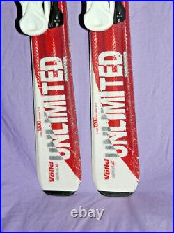 Volkl Unlimited AC Jr Kid's Skis 120cm with Marker 4.5 Adjustable Bindings SNOW